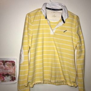 Náutica yellow and white stripe size M